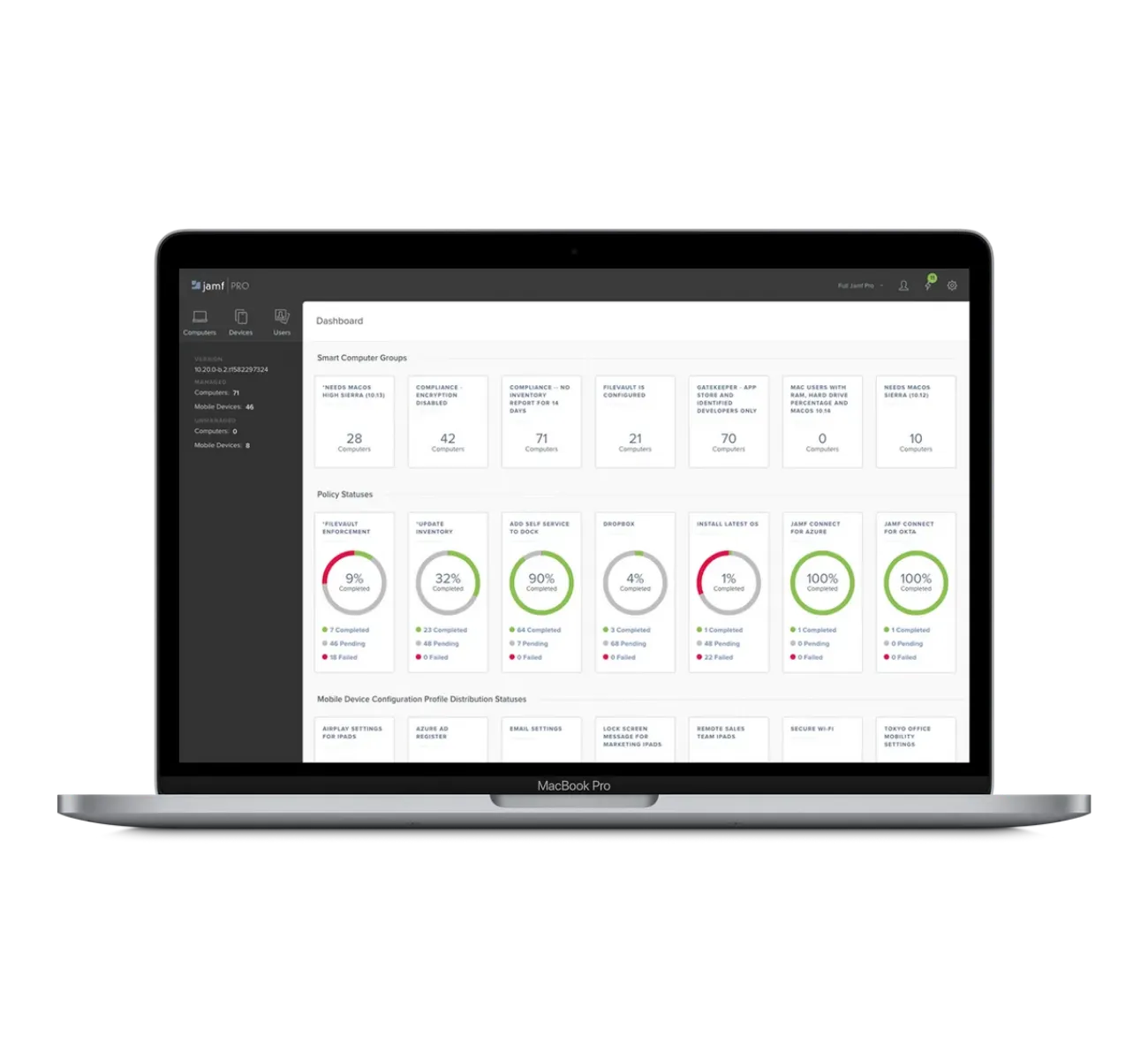 jamf product screenshot