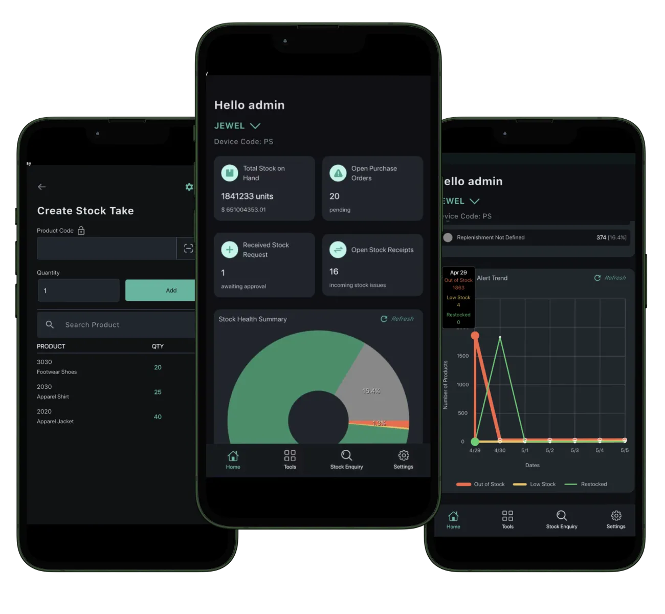 stockpod product screenshot